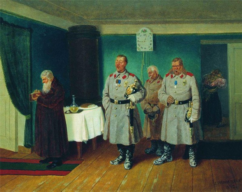 Картина в фокусе. «Славильщики-городовые» Леонида Соломаткина